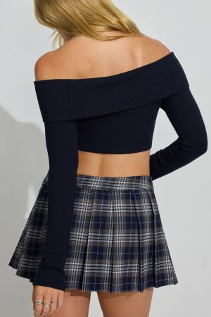 Kayla Foldover Off Shoulder Top