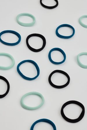 Pack of 18 Seamless Hair Elastics