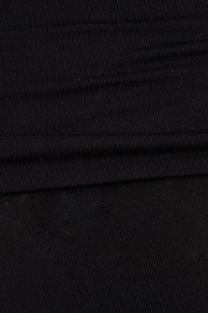 Fold Over Flare Knit Pants