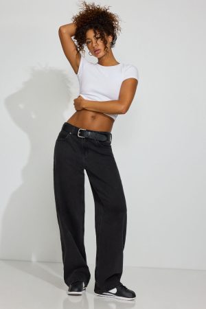 Low Rise Baggy Jeans