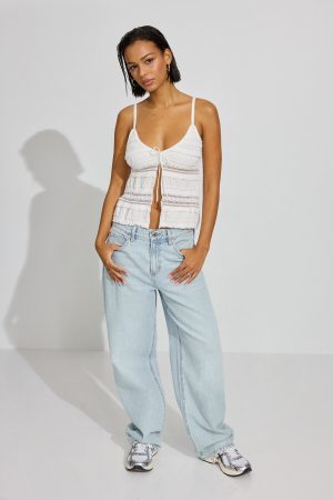 Resort Lace Flyaway Top