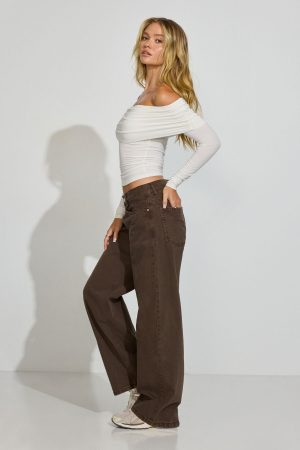 Low Rise Baggy Pants