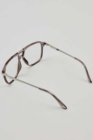 Retro Aviator Blue Light Readers