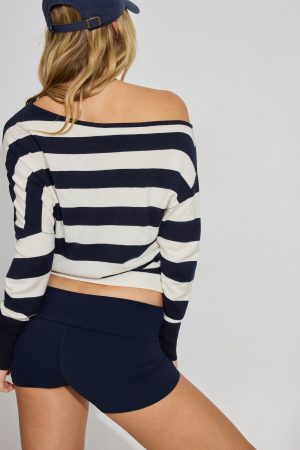 Rae Asymmetric Fine Sweater