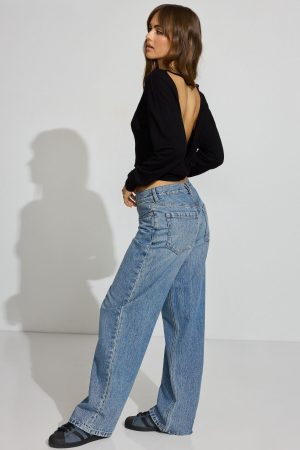 Open Cross Back Sweater