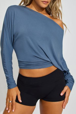 Smooth Dolman Boatneck Top