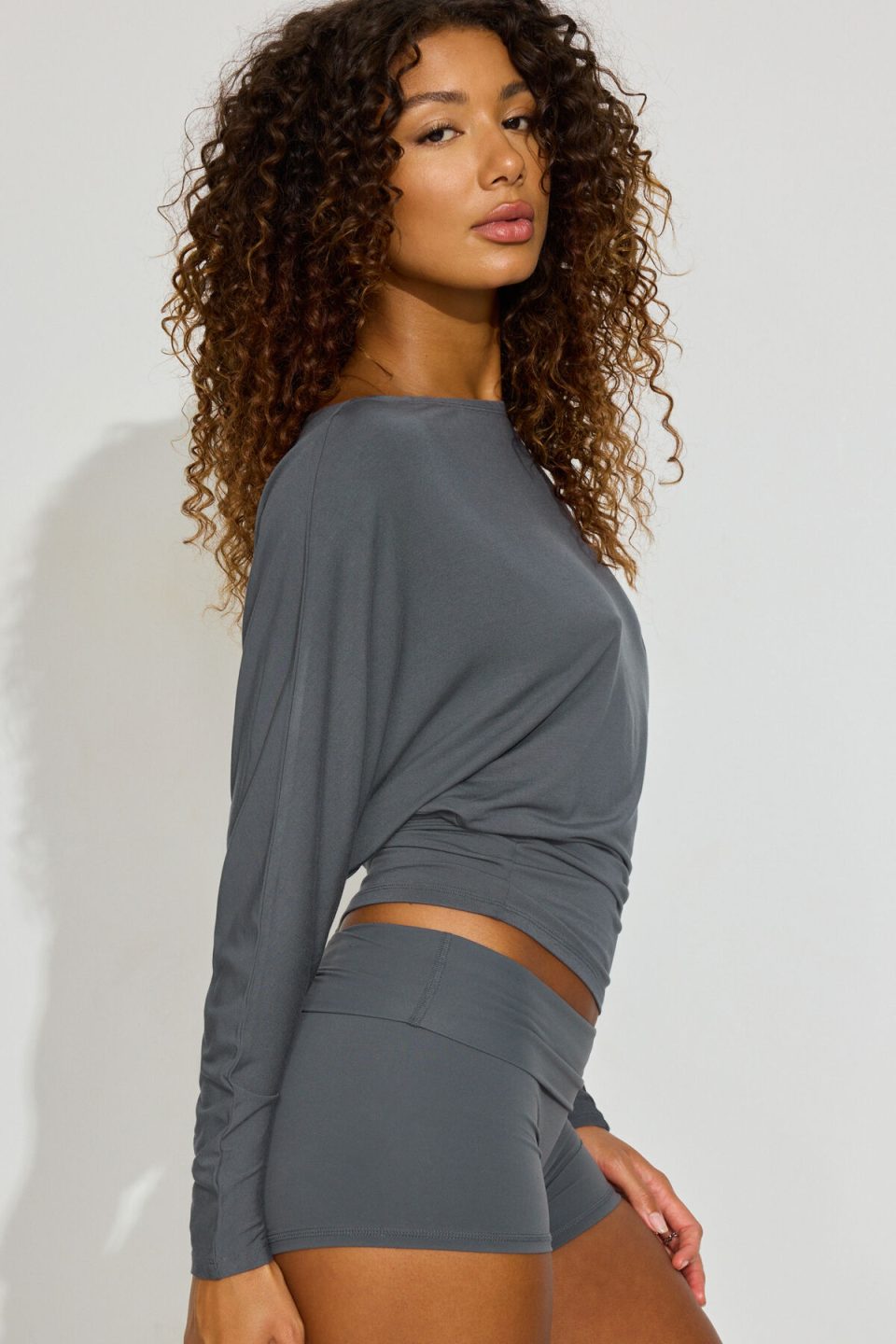 Smooth Dolman Boatneck Top