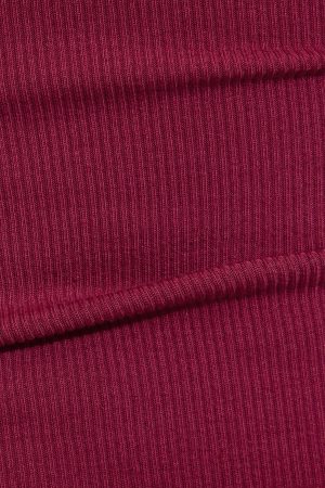 Scoop Ribbed Halter Top